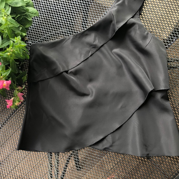 NWT Zara Basic Collection One-Shoulder Party Top - Picture 2 of 5